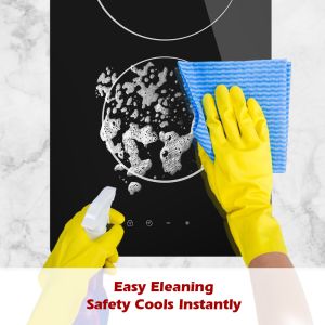 30cm Double Ceramic Hob 2 Zone Portable Double Electric Hobs With Plug