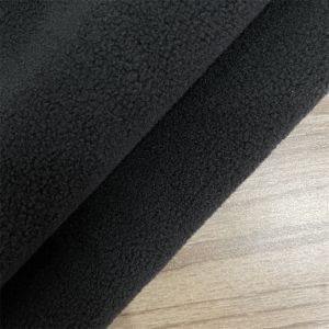 Soft Knit Knitted Anti Pilling Polyester Polar Fleece Fabric with Custom Solid
