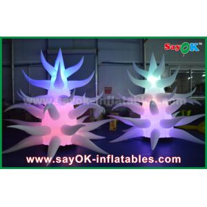 3mh Colorful 190T Oxford Cloth Inflatable Flower / Tree For Party Or Event
