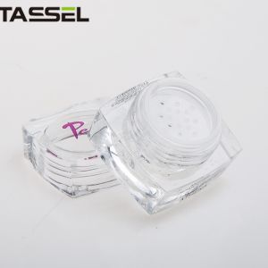 Recycled Plastic Cosmetic Jars Screen Printing Surface Screw Down Structure