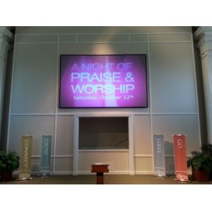 HD P3 1R1G1B Indoor LED Screen Module High Refresh Rate 3840Hz For Church