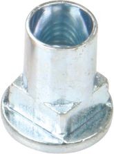 M6 M8 Yellow Zinc Or White Zinc Plated Square Neck Rivet Nut For Screw Bolt