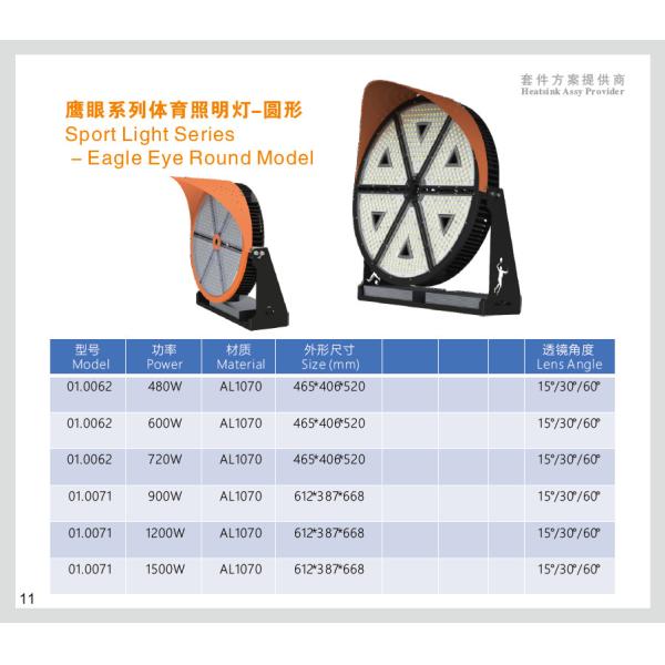 High Power Sport Light with Forging Aluminum Heat sink，individual color