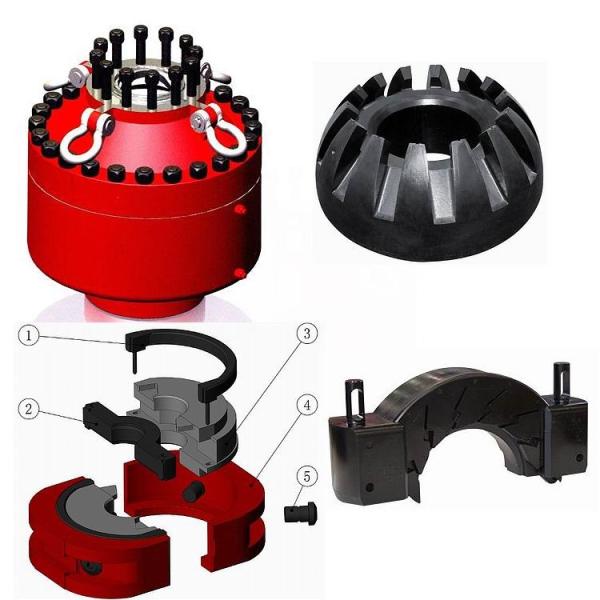 API Annular BOP Packing Element And Ram BOP Packers Top Seals Front Seal Face