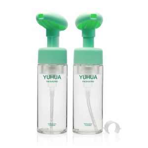 ODM 400ml Plastic Foam Bottle Recyclable Liquid Soap Bottle With Silicone