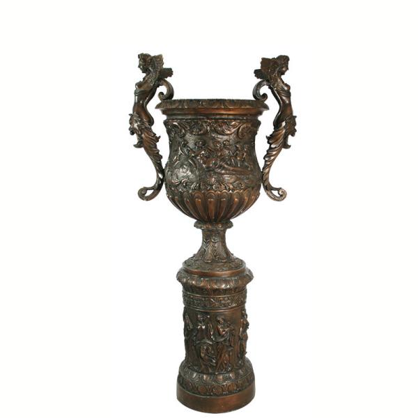 Quality Climate Resistance Cast Iron Flower Pots Lost - Wax Casting Process wholesale