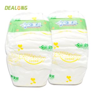 PE Backsheet Infant Baby Diapers Breathable Soft Cotton Diapers Absorbency FDA
