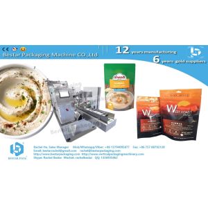 How to pack peanut oil stand up pouch 800ml, Bestar doypack automatic machine