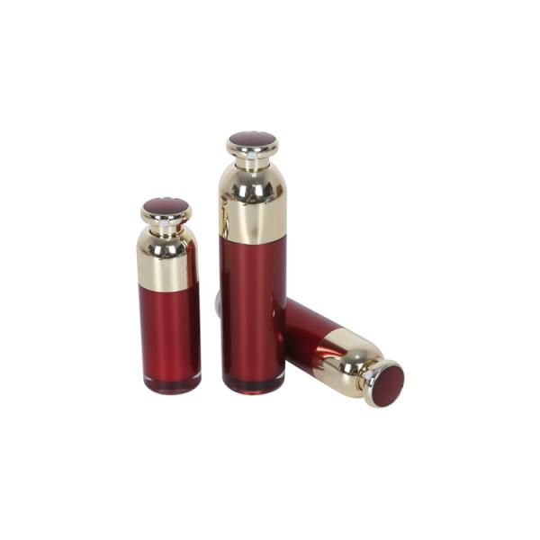 Round PMMA Cosmetic Packaging Set 50ml Skincare Cream Lotion Bottle