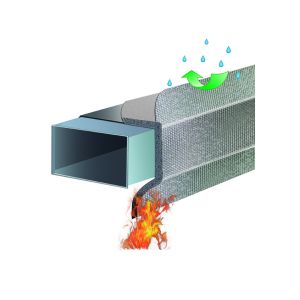 Fireproof HVAC Aluminum Backed Glue Cross Linked Polyethylene XPE Foam