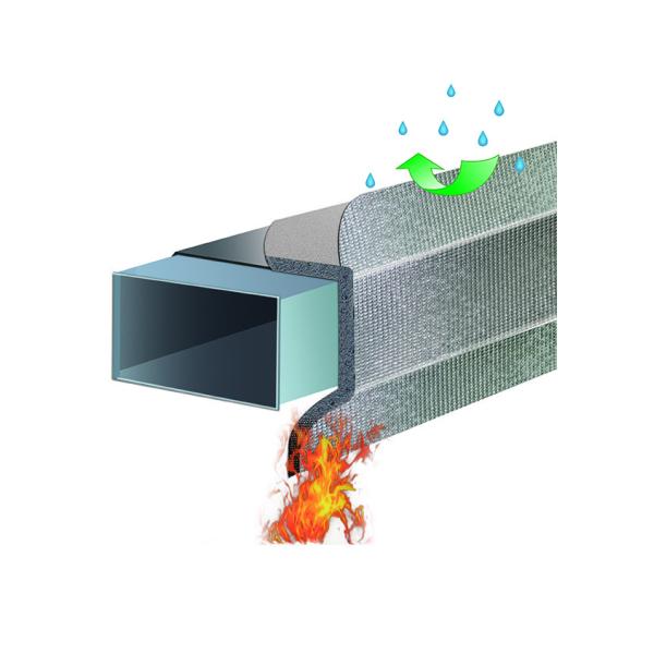 Fireproof HVAC Aluminum Backed Glue Cross Linked Polyethylene XPE Foam