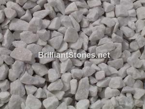 Cheap Natural Snow White Marble Gravel, Unpolished, Crushed, Different sizes, Widely For Garden for sale