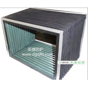 dust protective bellows made with metal frame +PVC +fiber cloth cover for