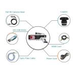FHD Endoscopic Camera System with Build in LED Light Source and USB Storage
