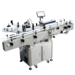 Red Wine Glass Bottle Sticker Machine , Tomato Paste Labeling Equipment