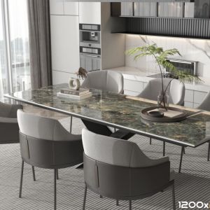 PEI 4 Glazed Porcelain Tile / Crystal Polished Tile 12mm Rectified Edge For