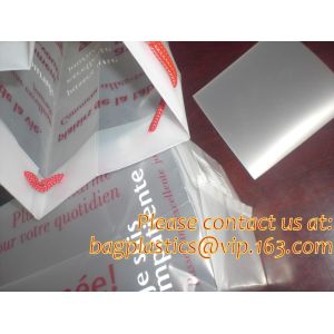 COMPOSTABLE, BIODEGRADABLE, PLACarrier, Shopping bags, Soft loop handle, Die cut