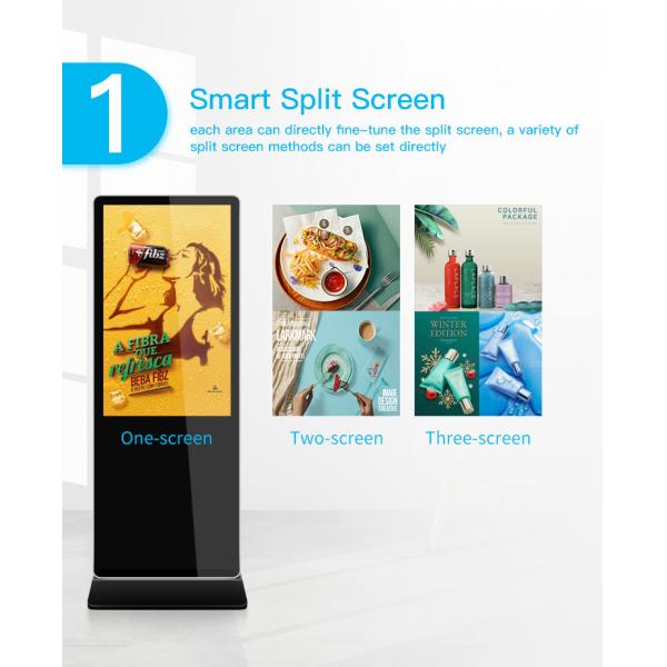 OEM ODM Floor Standing Digital Signage 55 Inch Advertising Kiosk