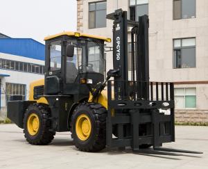 China 4WD Forklift 5 tons Rough Terrain Forklift Truck CPCY50 All Terrain Forklift 4x4 Forklift on sale