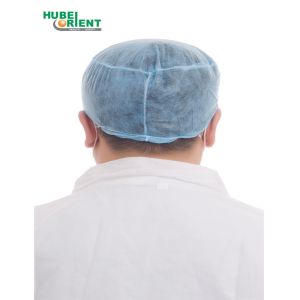 Disposable Non Woven PP/SMS Doctor Cap With Elastic At Back For Male
