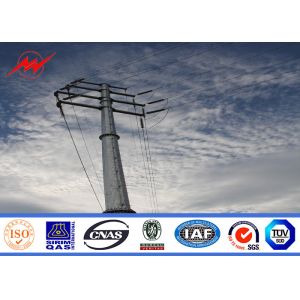 1mm - 30mm Thickness Electrical Steel Utility Pole For Power Distribution Line