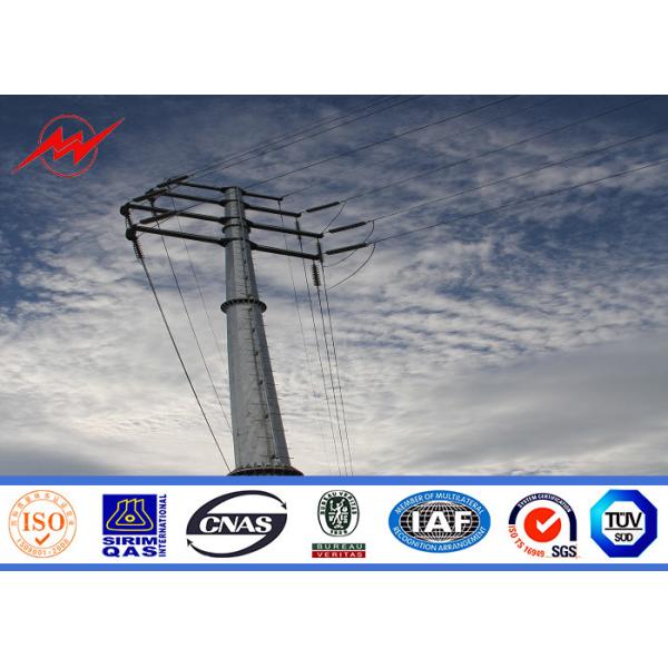 1mm - 30mm Thickness Electrical Steel Utility Pole For Power Distribution Line