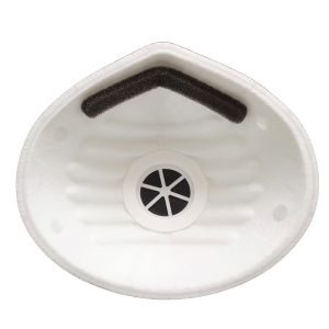 White Dustproof Disposable Face Mask , Protective Elastic Air Pollution Mask