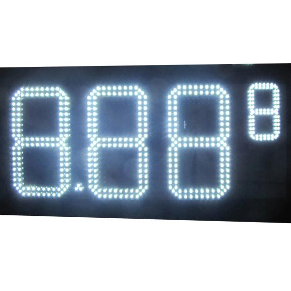 Quality 8.889 Inch Led Gas Sign With 3g Rf Tcp Ip System Connectivity Ip65 Waterproof wholesale