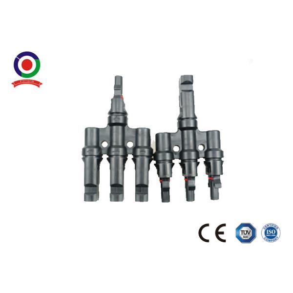 Quality 3 To 1  Branch Connector , Waterproof  T Connector For Solar PV System wholesale