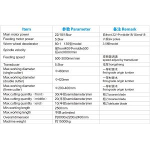 MC90400D Big diameter wood lumber processing machine