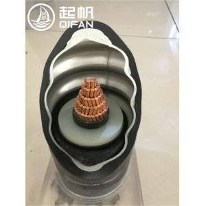 500mm2 Wrinkled Al Wrapper Waterproof Layer PVC Sheathed Power Cable