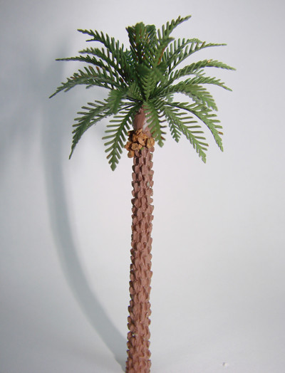 mini copper coconut tree 1:1000---metal palm trees,miniature artificial trees