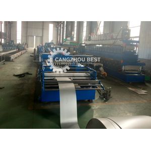 PLC Ventilated Perforated Cable Tray Roll Forming Machine With Punching