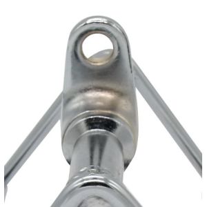 Chrome Plated Handle Gym Equipment Handle Power Type Equipment Handle T Bar