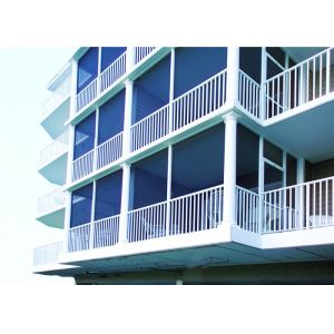 Powder Coating Finish Aluminum Deck Railing Systems Picket Railing Design For