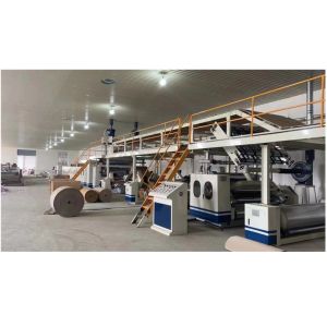 High Speed 3 Layer Nano Corrugated Cardboard Production Line with ±1mm Cutting