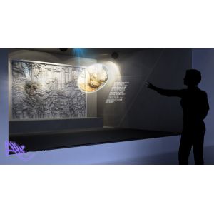 Virtual Imaging 3d Hologram Display Showcase VGA HDMI High Transparency