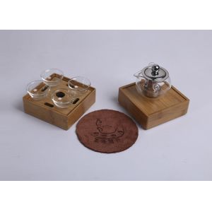 Portable Food Grade Tea Infuser Set Glass Teapot / SS Infuser / 4 Cups