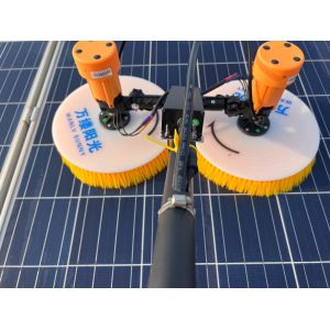 Trade Term Fob Double Roller Head Solar Panel Cleaning Rotating Brushes with