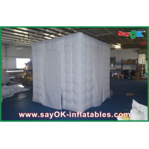 Photo Booth Wedding Props Huge Inflatable Cube Photo Booth Enclosure White 210 D