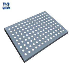 Customized Aluminium Curtain Wall Punched Plate Cladding Facade