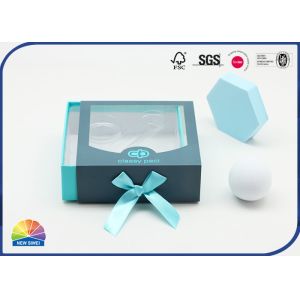 Butterfly Knot Drawer Gift Box With PET Insert Die Cut Window