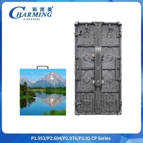 Quality 7680Hz Front And Rear Maintenance 14-16bit P2.6/2.98/3.91 Regular Curved Flexible CP Series LED Video Wall Rental Screen Display wholesale