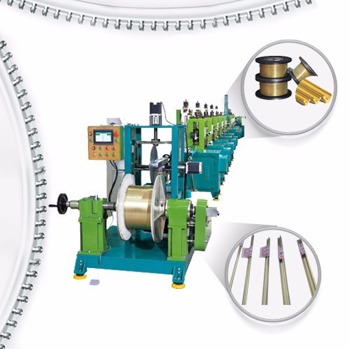 XY-100 Metal Zipper Teeth Y Type Brass Wire Making Machine with 1.5–3.0 kW Motor