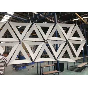 Irregular Decorative Aluminum Perforated Metal Sheet 0.5mm Thickness 2.0m Width