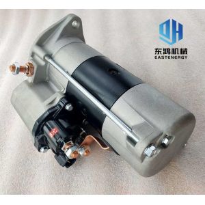 Excavator Engine Parts 6BT5.9 QSB6.7 Diesel Engine Starter Motor 4996707 Two