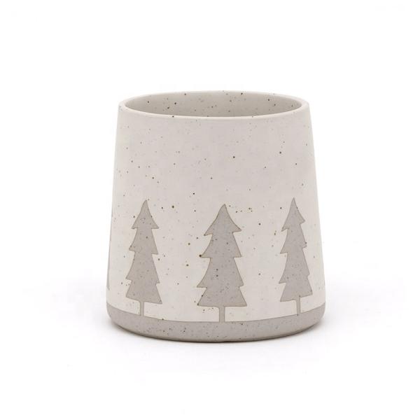 Handmade Christmas Coffee Mug Ceramic Stoneware Mugs Gift Ceramic Mug 3D Silk Print