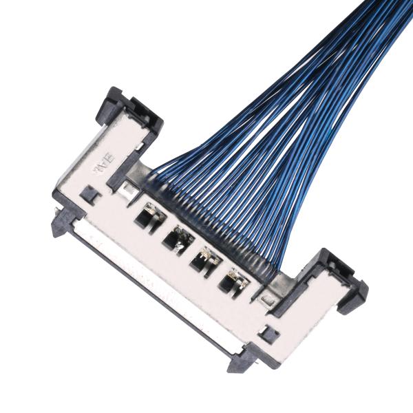 Quality JAE FI-RE31CL To FI RE31CL LCD Lvds Cable customized cable assembly 0.3mm pitch molex wire harness wholesale