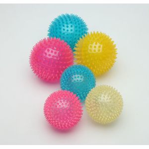 Multicolor Dog Toy Spiky Ball Pet Knobby Bouncing Ball Toy OEM Service