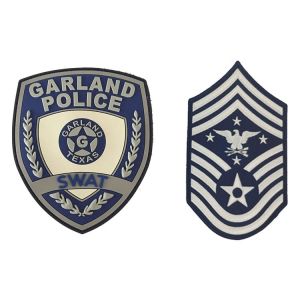 Durable Pantone Color Personalised Embroidered Badges With Iron On Backing